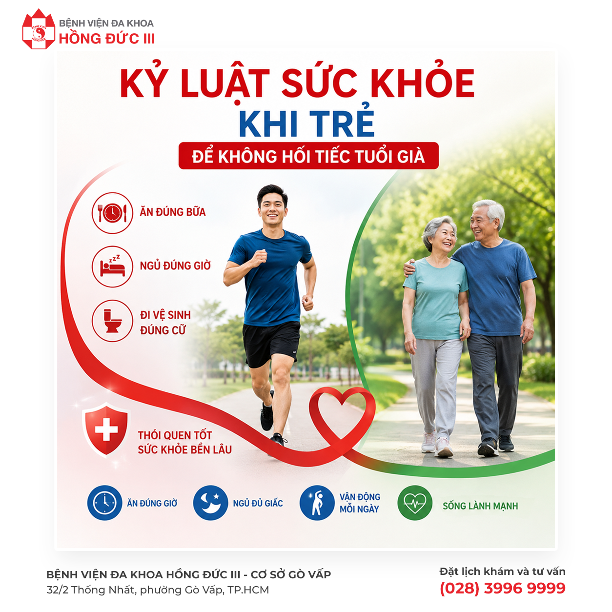 Kỷ luật sức khỏe khi trẻ - để không hối tiếc tuổi già